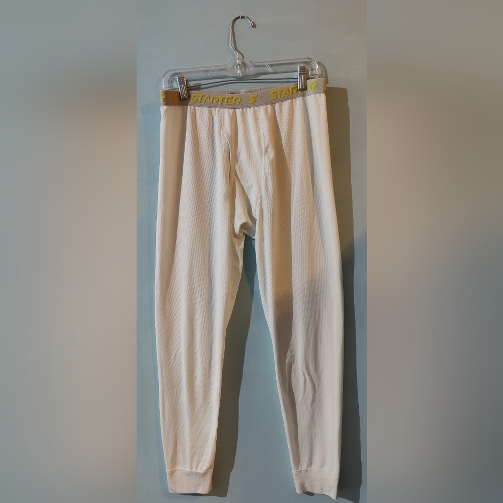 White Starter leggings